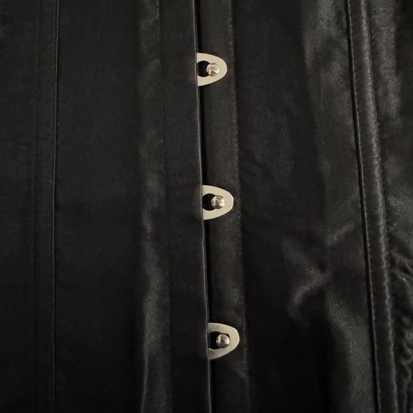 Black Lace Up Corset M - Picture 4 of 6
